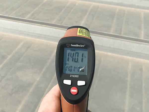 Commercial Roof Temperature Issues Before Repair | WaterTight Roofing Temperature on commercial roof before roof repair