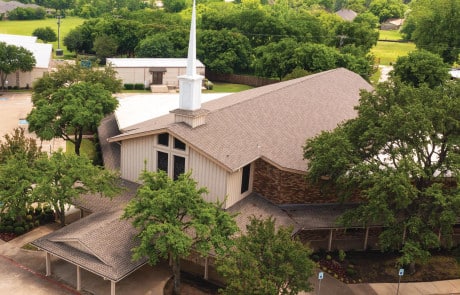 WaterTight Roofing professionals installing a high-quality roof on a Texas church, ensuring long-term protection, energy efficiency, and structural integrity. Call 888-809-9976 to speak with trusted church roofing contractors who understand the unique needs of religious facilities. Choose WaterTight Roofing—where faith-based communities receive expert care and lasting craftsmanship.