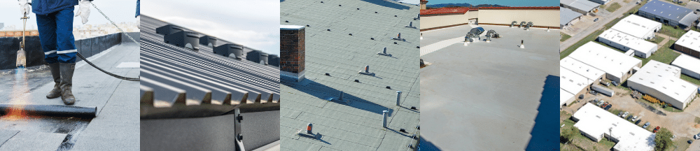 what types of roof damage watertight roofing may be covered Aerial view of a commercial roof showing potential hail, wind, and moisture damage—contact WaterTight Roofing to uncover and document damage for your insurance claim.